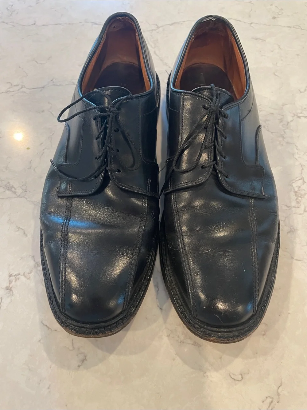 Allen Edmonds Black Leather Derby Dress Shoes